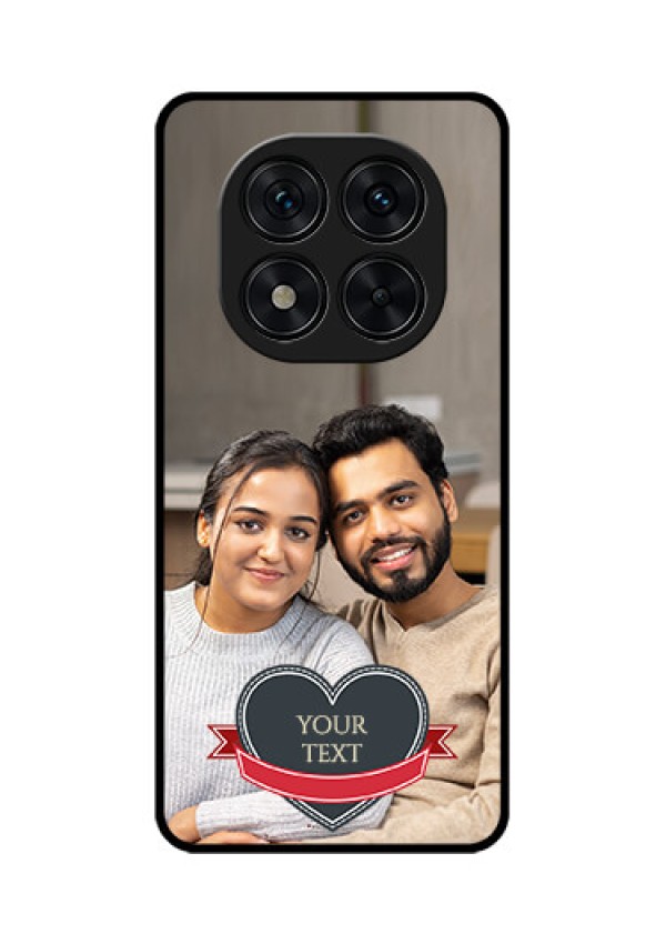 Redmi Note 14 Pro 5G Custom Glass Phone CaseJust Married Couple Design