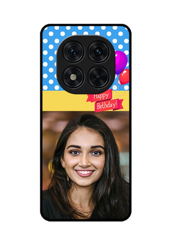 Redmi Note 14 Pro 5G Custom Glass Phone CaseHappy Birthday Design