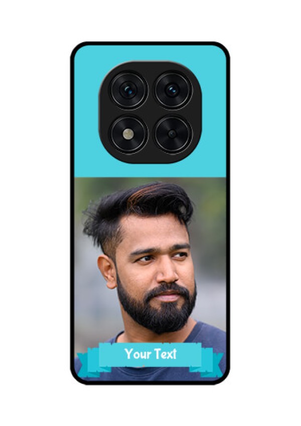Redmi Note 14 Pro 5G Custom Glass Phone CaseBlue Color Design