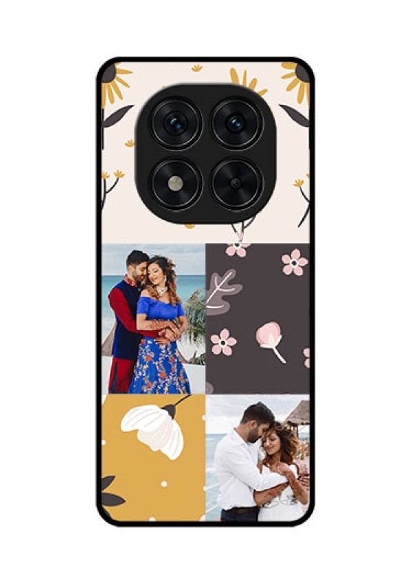 Redmi Note 14 Pro 5G Custom Glass Phone Case3 Images With Floral Design