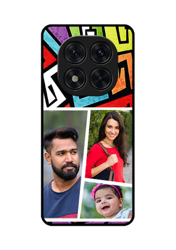 Redmi Note 14 Pro 5G Custom Glass Phone CaseGraffiti Pattern Design
