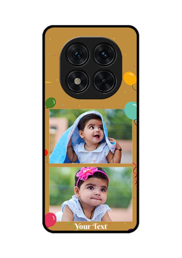 Redmi Note 14 Pro 5G Custom Glass Phone CaseImage Holder With Birthday Celebrations Design