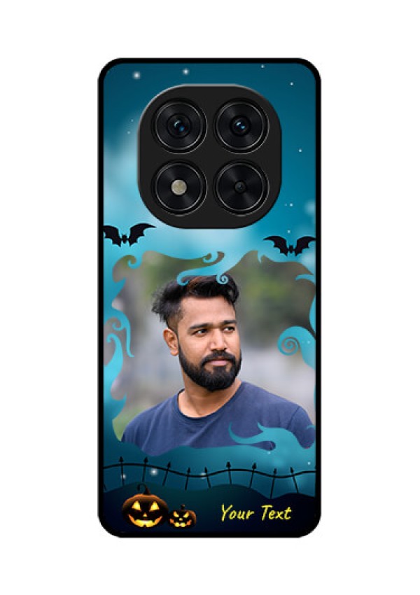 Redmi Note 14 Pro 5G Custom Glass Phone CaseHalloween Frame Design