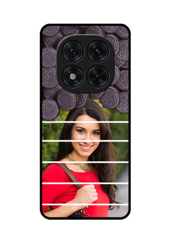 Redmi Note 14 Pro 5G Custom Glass Phone CaseWith Oreo Biscuit Design