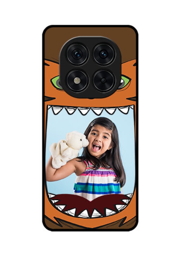 Redmi Note 14 Pro 5G Custom Glass Phone CaseOwl Monster Back Case Design