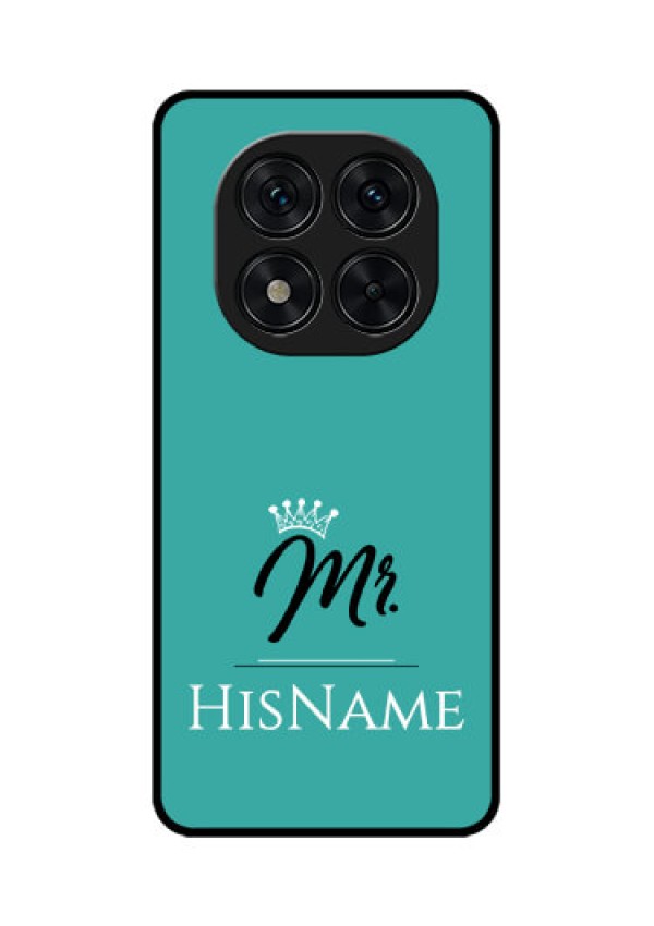 Redmi Note 14 Pro 5G Custom Glass Phone CaseMr With Name Design