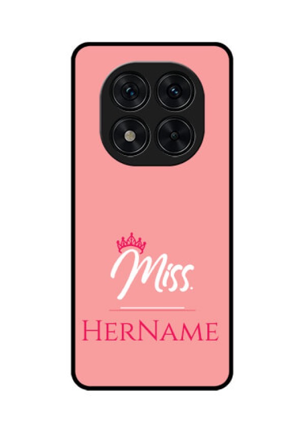 Redmi Note 14 Pro 5G Custom Glass Phone CaseMrs With Name Design