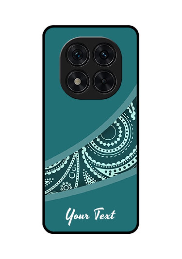 Redmi Note 14 Pro 5G Custom Glass Phone CaseSemi Visible Floral Design