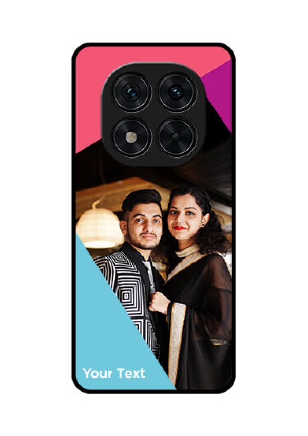 Redmi Note 14 Pro 5G Custom Glass Phone CaseStacked Triple Colour Design