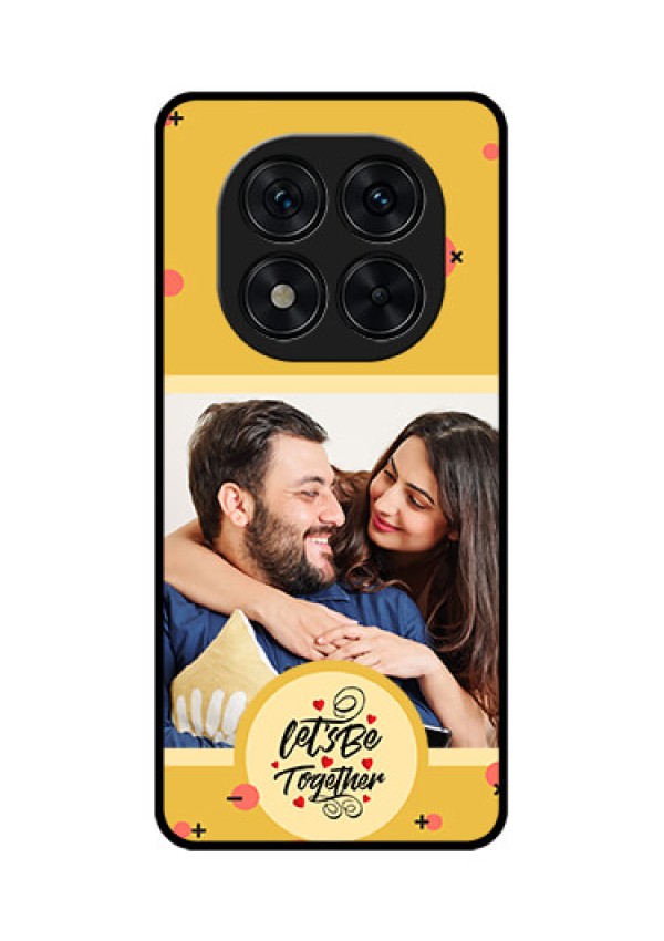 Redmi Note 14 Pro 5G Custom Glass Phone CaseLets Be Together Design