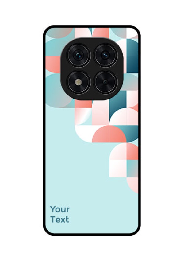 Redmi Note 14 Pro 5G Custom Glass Phone CaseStylish Semi - Circle Pattern Design