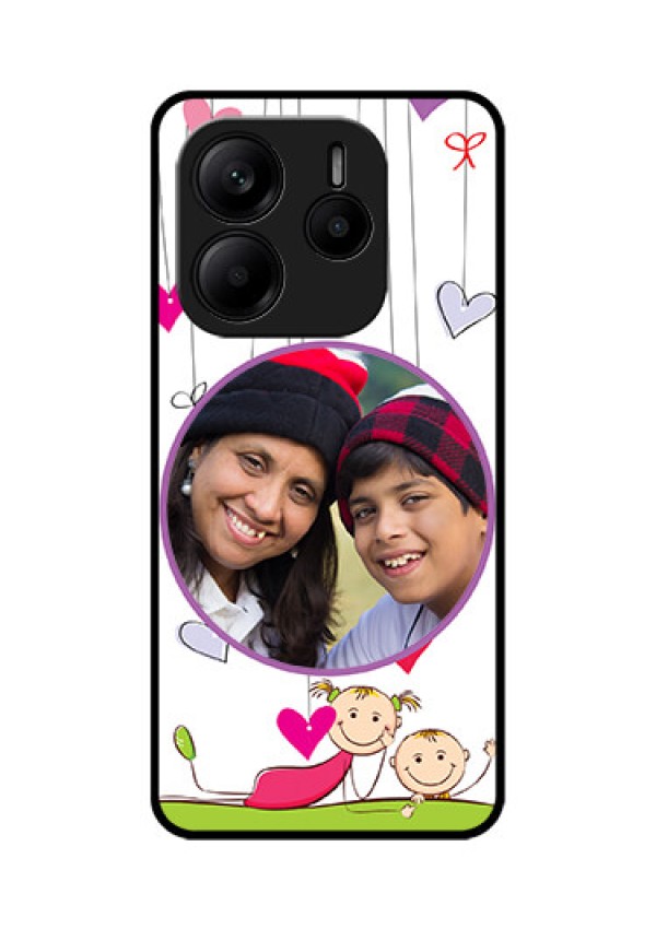 Redmi Note 14 SE 5G Custom Glass Phone Case - Cute Kids Phone Case Design