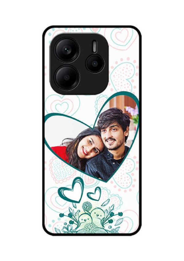 Redmi Note 14 SE 5G Custom Glass Phone Case - Premium Couple Design