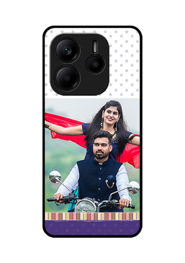 Redmi Note 14 SE 5G Custom Glass Phone Case - Cute Family Design