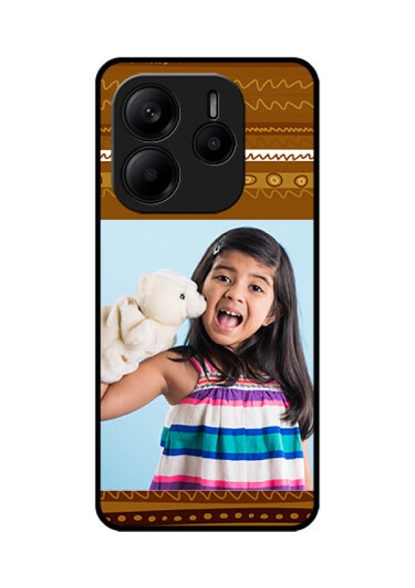 Redmi Note 14 SE 5G Custom Glass Phone Case - Friends Picture Upload Design
