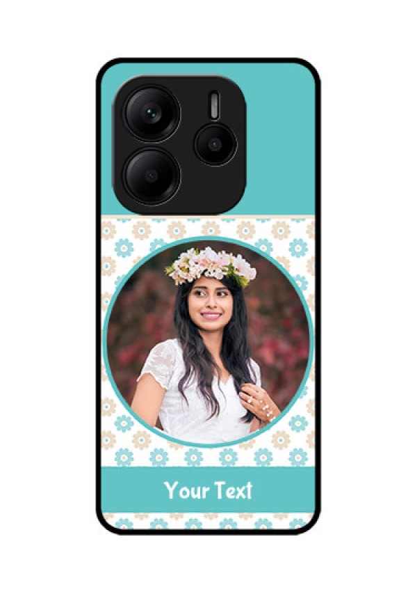 Redmi Note 14 SE 5G Custom Glass Phone Case - Beautiful Flowers Design