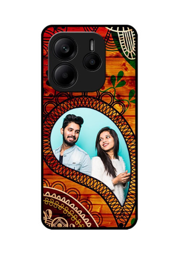 Redmi Note 14 SE 5G Custom Glass Phone Case - Abstract Colorful Design