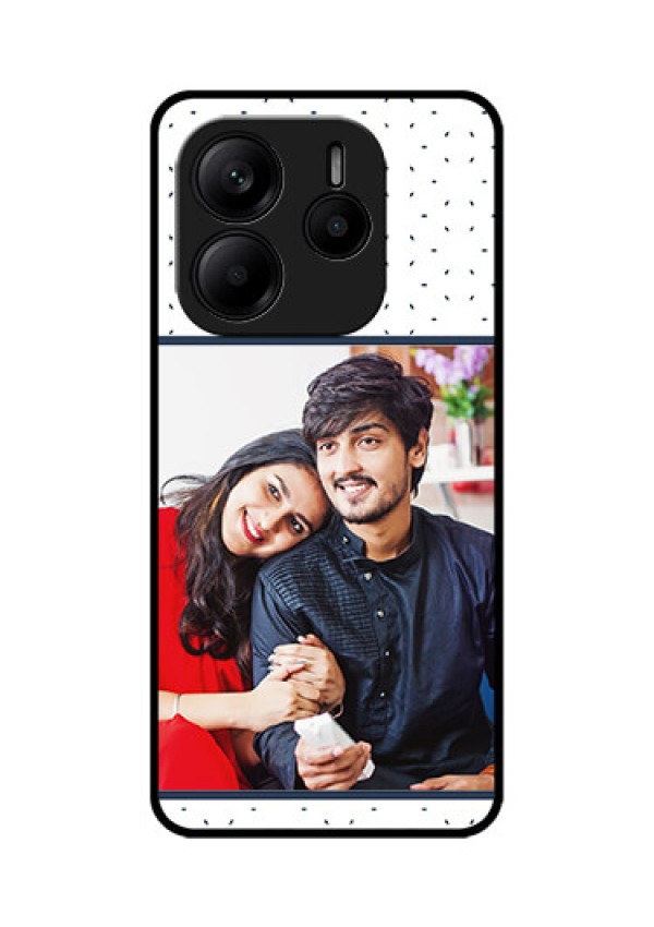 Redmi Note 14 SE 5G Custom Glass Phone Case - Premium Dot Design