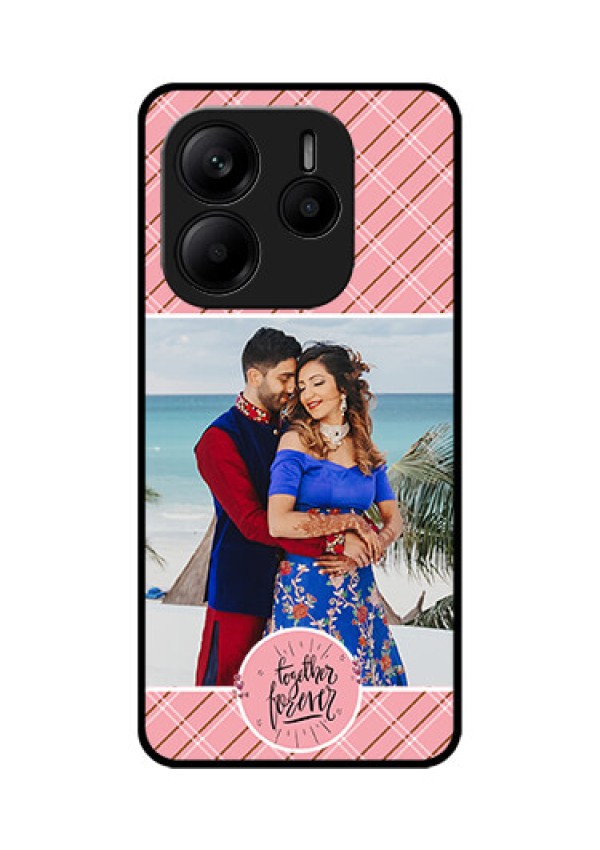Redmi Note 14 SE 5G Custom Glass Phone Case - Together Forever Design