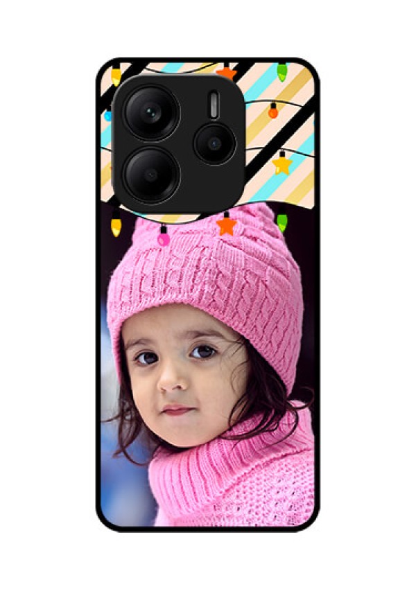 Redmi Note 14 SE 5G Custom Glass Phone Case - Lights Hanging Design