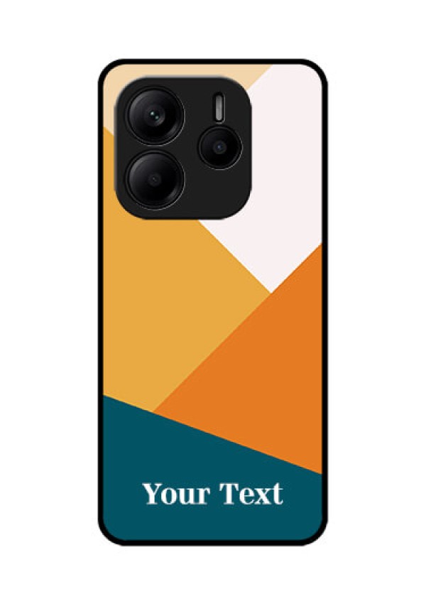 Redmi Note 14 SE 5G Custom Glass Phone Case - Stacked Multi - Colour Design