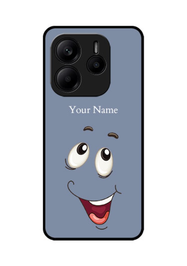 Redmi Note 14 SE 5G Custom Glass Phone Case - Laughing Cartoon Face Design