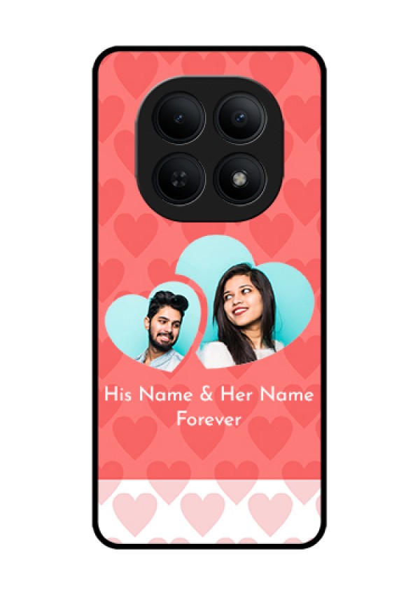 Xiaomi Redmi Note 15 5G Custom Glass Phone Case - Couple Pic Upload Design