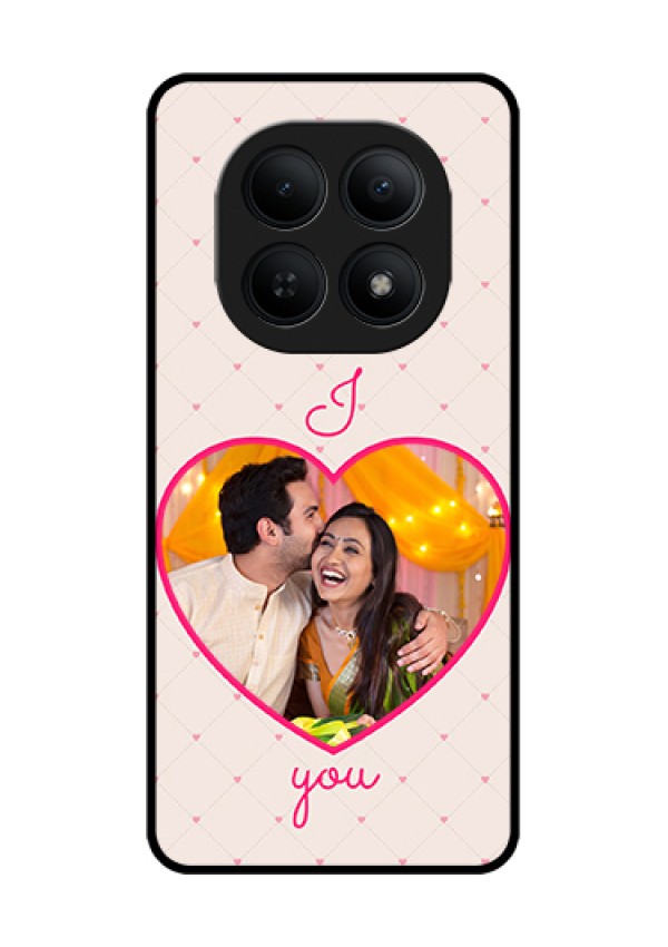 Xiaomi Redmi Note 15 5G Custom Glass Phone Case - Heart Shape Design