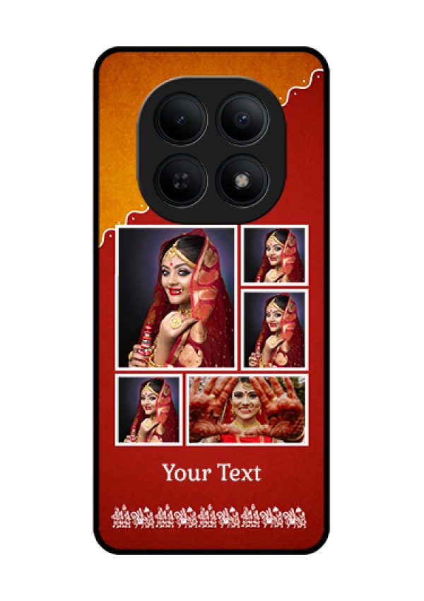 Xiaomi Redmi Note 15 5G Custom Glass Phone Case - Wedding Pic Upload Design