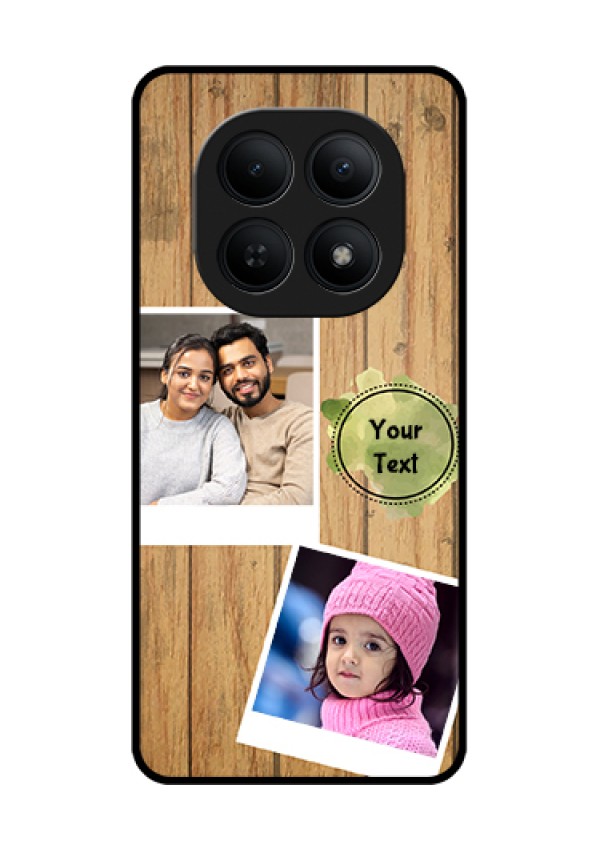 Xiaomi Redmi Note 15 5G Custom Glass Phone Case - Wooden Texture Design