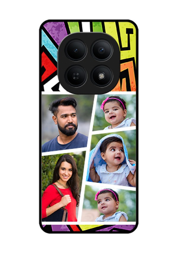 Xiaomi Redmi Note 15 5G Custom Glass Phone Case - Graffiti Pattern Design