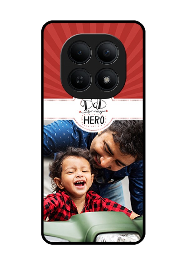 Xiaomi Redmi Note 15 5G Custom Glass Phone Case - My Dad Hero Design