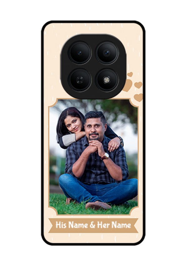 Xiaomi Redmi Note 15 5G Custom Glass Phone Case - With Confetti Love Design