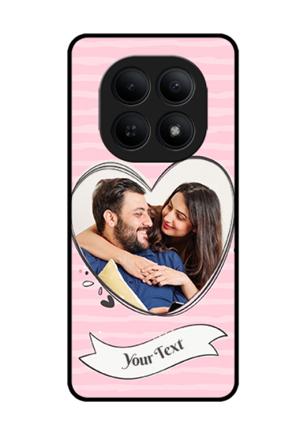 Xiaomi Redmi Note 15 5G Custom Glass Phone Case - Vintage Heart Design