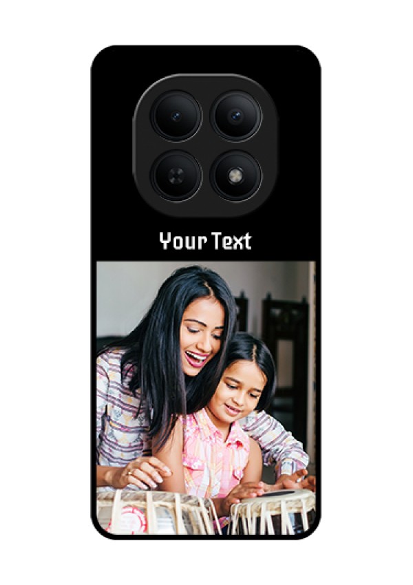 Xiaomi Redmi Note 15 5G Custom Glass Phone Case - Photo With Name Design