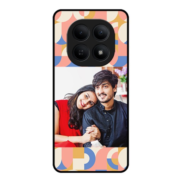 Xiaomi Redmi Note 15 5G Custom Glass Phone Case - Semi - Circle Maze Pattern Design