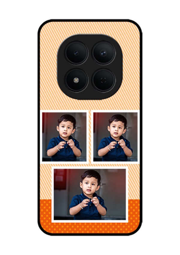 Xiaomi Redmi Note 15 Pro 5G Custom Glass Phone Case - Bulk Photos Upload Design