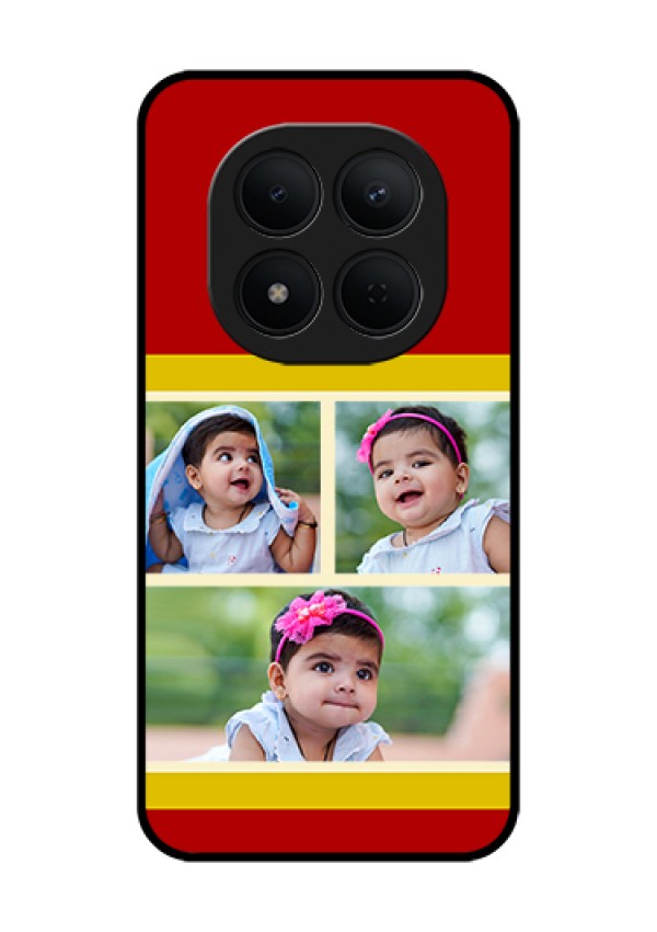 Xiaomi Redmi Note 15 Pro 5G Custom Glass Phone Case - Multiple Pic Upload Design