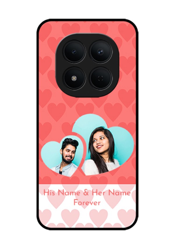 Xiaomi Redmi Note 15 Pro 5G Custom Glass Phone Case - Couple Pic Upload Design