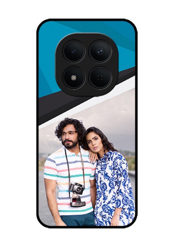 Xiaomi Redmi Note 15 Pro 5G Custom Glass Phone Case - Simple Pattern Photo Upload Design