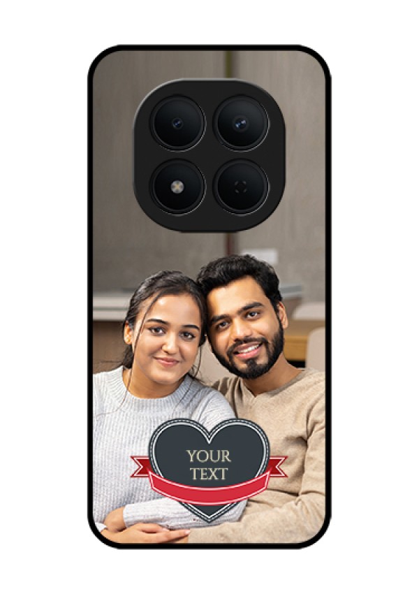 Xiaomi Redmi Note 15 Pro 5G Custom Glass Phone Case - Just Married Couple Design