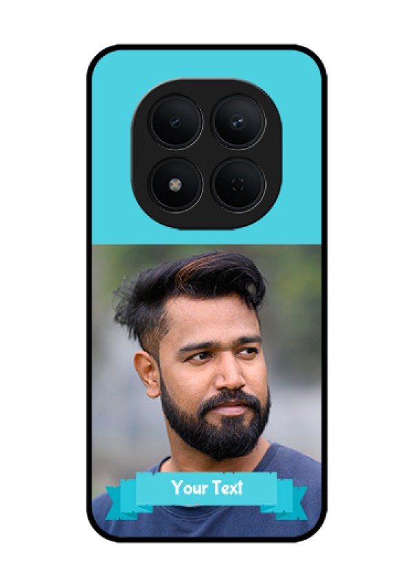 Xiaomi Redmi Note 15 Pro 5G Custom Glass Phone Case - Blue Color Design