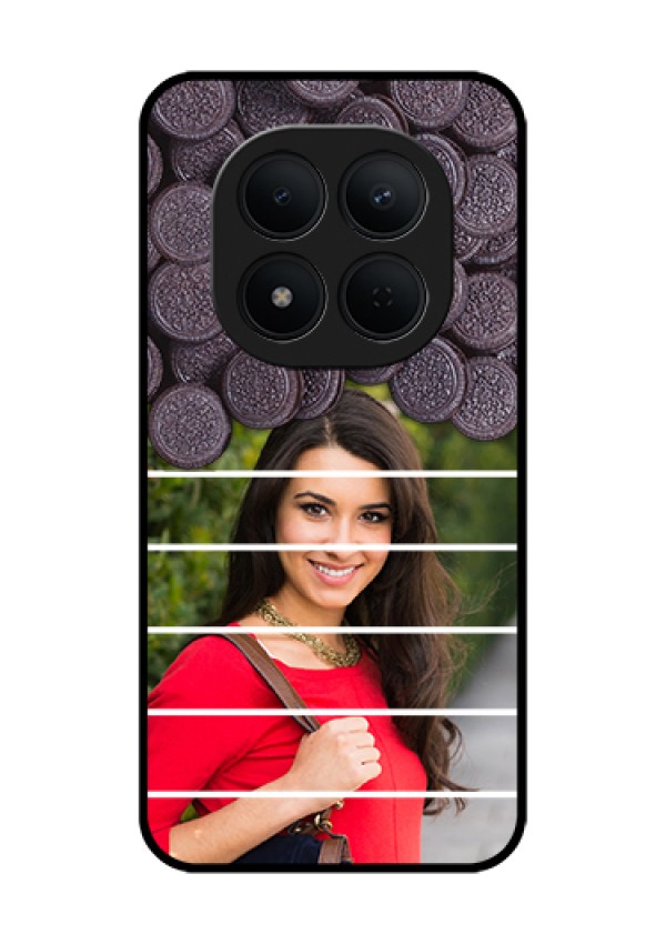 Xiaomi Redmi Note 15 Pro 5G Custom Glass Phone Case - With Oreo Biscuit Design