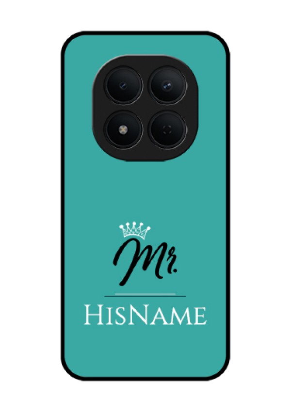 Xiaomi Redmi Note 15 Pro 5G Custom Glass Phone Case - Mr With Name Design