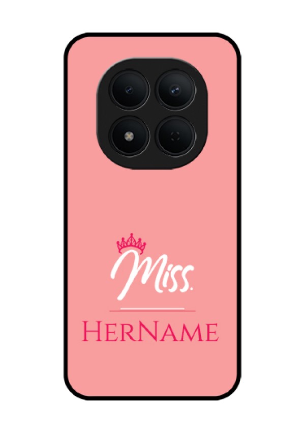 Xiaomi Redmi Note 15 Pro 5G Custom Glass Phone Case - Mrs With Name Design