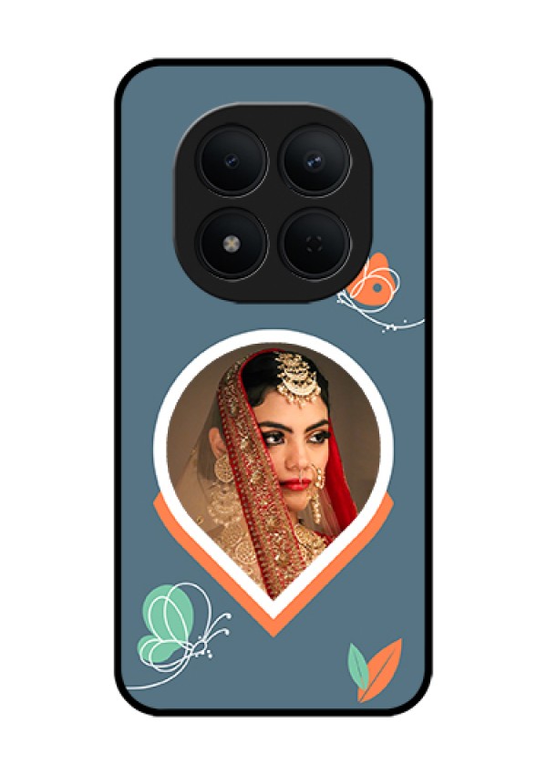 Xiaomi Redmi Note 15 Pro 5G Custom Glass Phone Case - Droplet Butterflies Design
