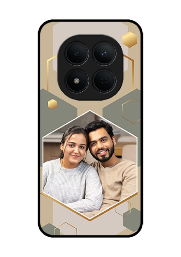 Xiaomi Redmi Note 15 Pro 5G Custom Glass Phone Case - Stylish Hexagon Pattern Design