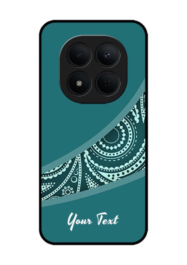 Xiaomi Redmi Note 15 Pro 5G Custom Glass Phone Case - Semi Visible Floral Design