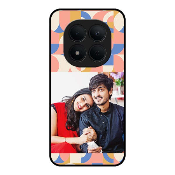 Xiaomi Redmi Note 15 Pro 5G Custom Glass Phone Case - Semi - Circle Maze Pattern Design