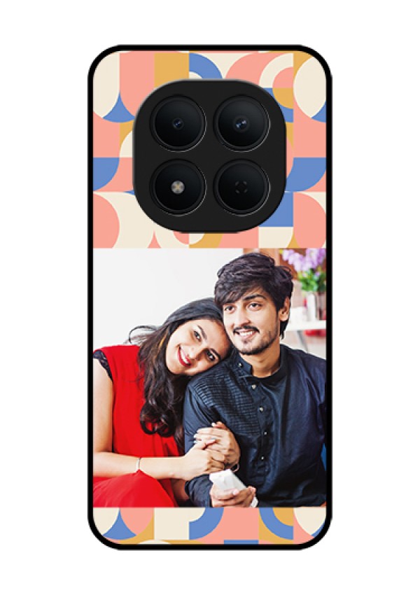 Xiaomi Redmi Note 15 Pro 5G Custom Glass Phone Case - Semi - Circle Maze Pattern Design